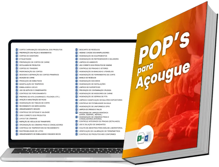 mockup para açougue