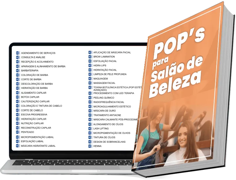 mockup salões de beleza